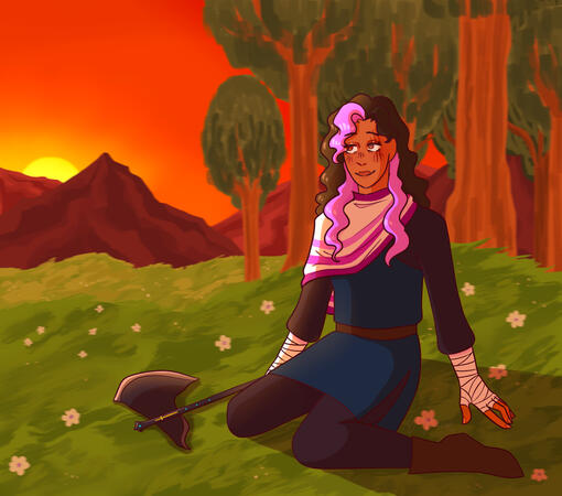 Fullbody | Simple Shading | Complex Background